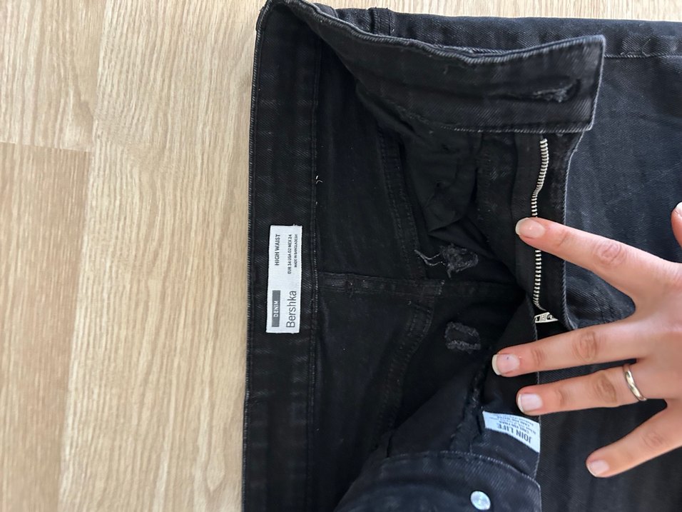 Yandan yırtmaçlı jean - Görsel 4