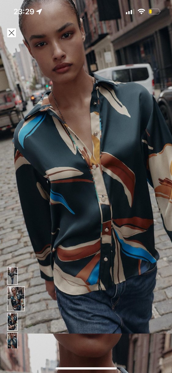 Zara kadın gömlek - Görsel 2