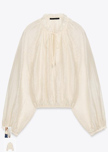 Zara kadın bluz - Görsel 2