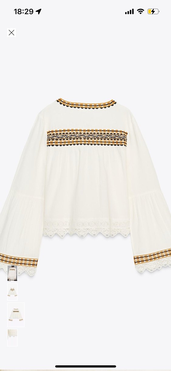 Zara kadın bluz - Görsel 5