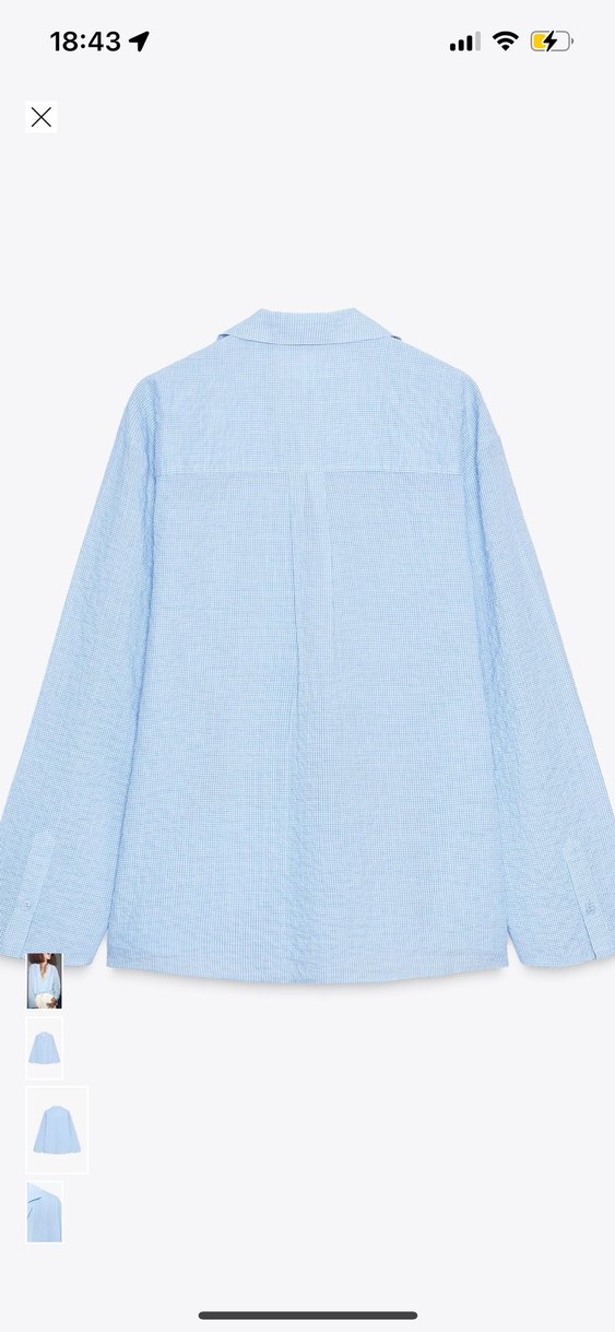 Zara kadın gömlek - Görsel 5