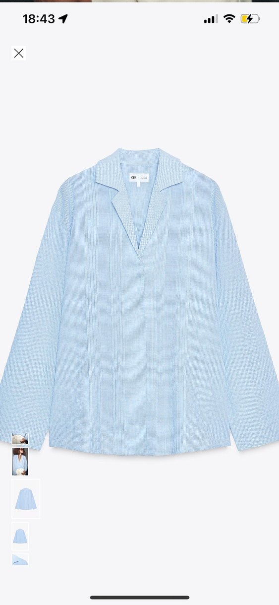 Zara kadın gömlek - Görsel 4