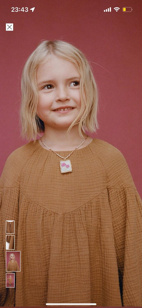 Zara kız çocuk elbise - Görsel 3