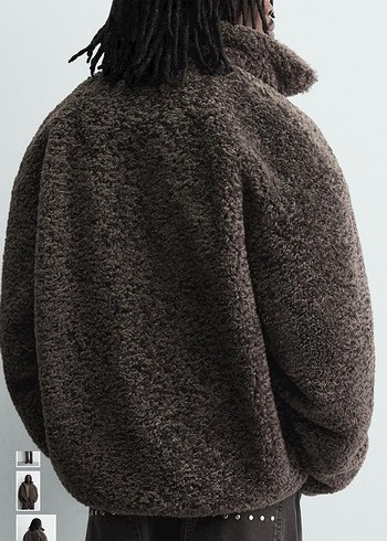 erkek peluş mont - Görsel 3