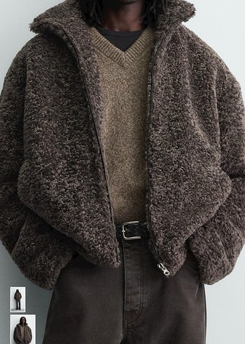 erkek peluş mont - Görsel 2