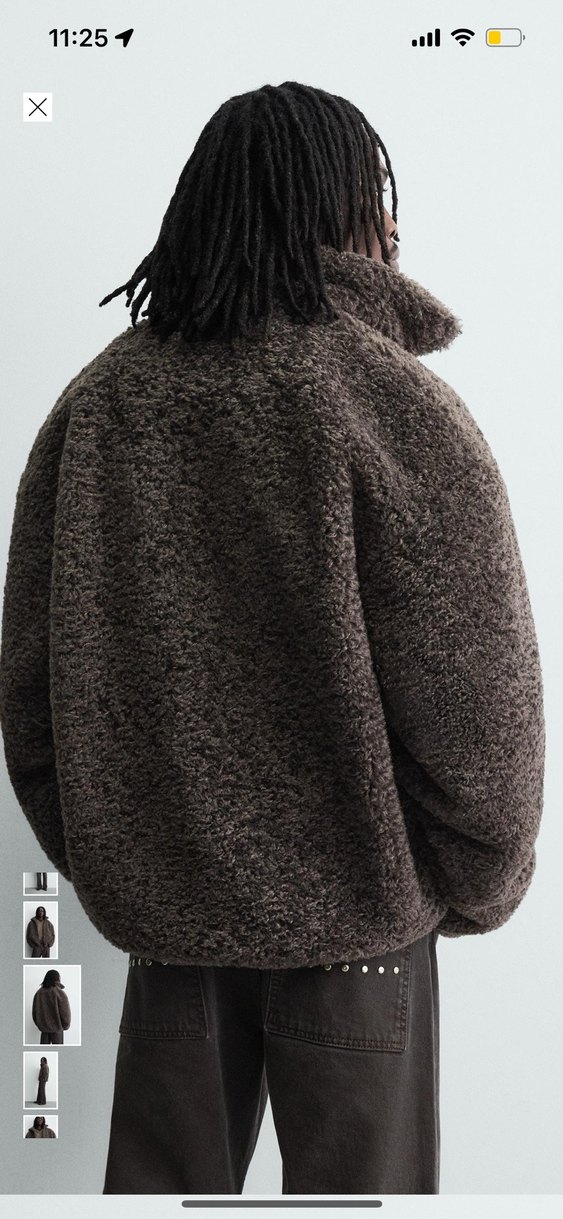 erkek peluş mont - Görsel 3