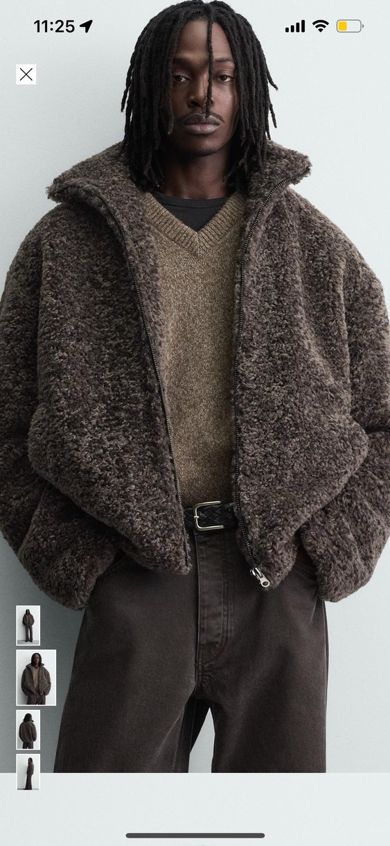 erkek peluş mont - Görsel 2
