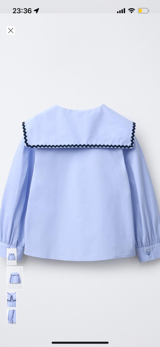 Zara kız çocuk gömlek - Görsel 2