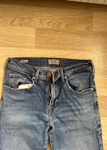 LTB Erkek Gri Mavi Regular Fit Denim Jean