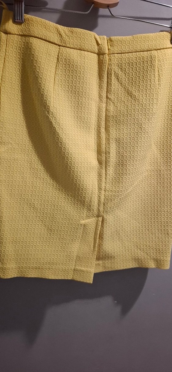 Sarı Kadın Mini Etek - Görsel 3