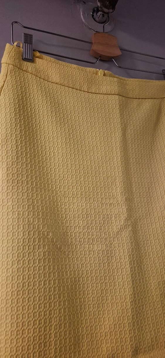 Sarı Kadın Mini Etek - Görsel 2