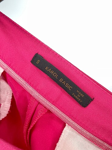 s Beden pembe Renk PreLoved Kumaş Pantolon %70 İndirimli.