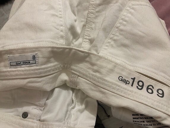 m Beden beyaz Renk GAP mini etek