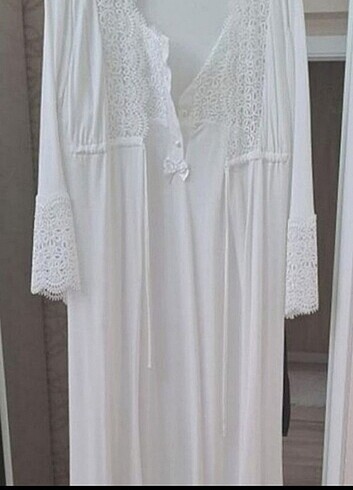 Güpürlü şık lohusa takımı  - Görsel 5