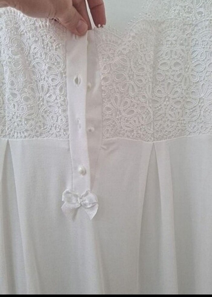 Güpürlü şık lohusa takımı  - Görsel 2