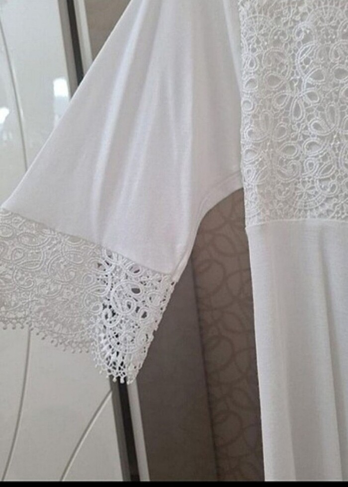 Güpürlü şık lohusa takımı  - Görsel 3