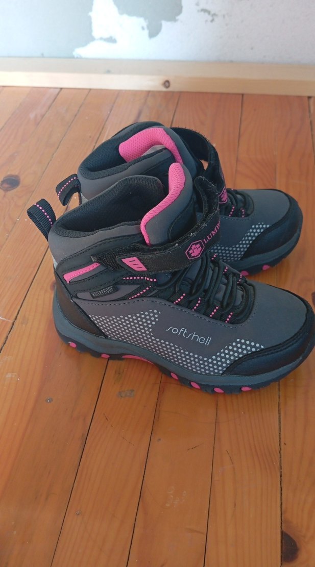 Kız Çocuk Siyah Pembe Softshell Bot - Görsel 2