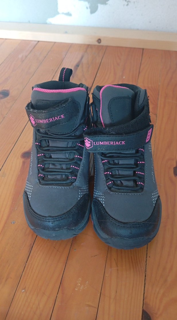 Kız Çocuk Siyah Pembe Softshell Bot - Görsel 3