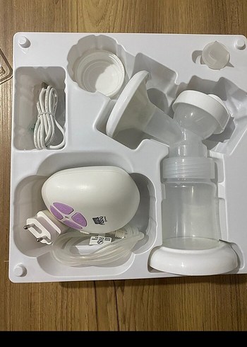 Baby Mom Tekli Elektrikli Göğüs Pompası Beyaz - Görsel 3