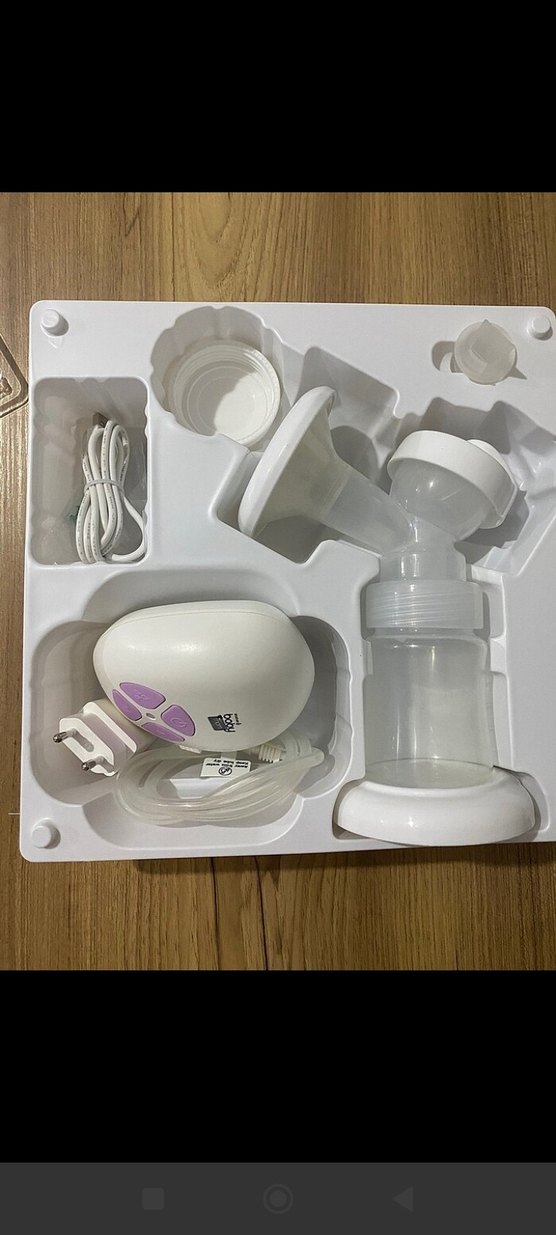 Baby Mom Tekli Elektrikli Göğüs Pompası Beyaz - Görsel 3