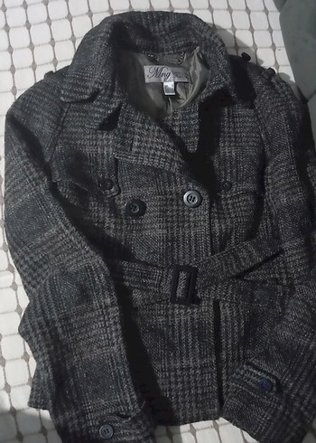 Mango Kaşe Kısa Kaban - Görsel 3