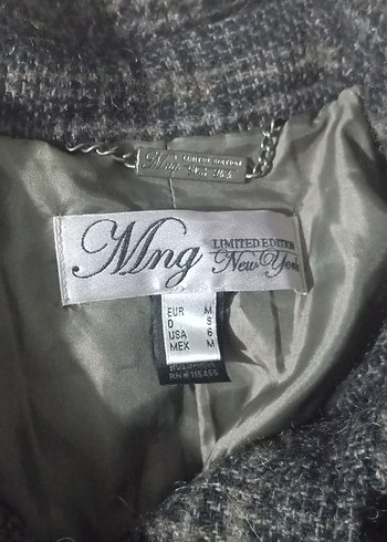 Mango Kaşe Kısa Kaban - Görsel 2