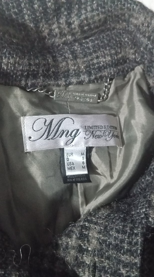 Mango Kaşe Kısa Kaban - Görsel 2