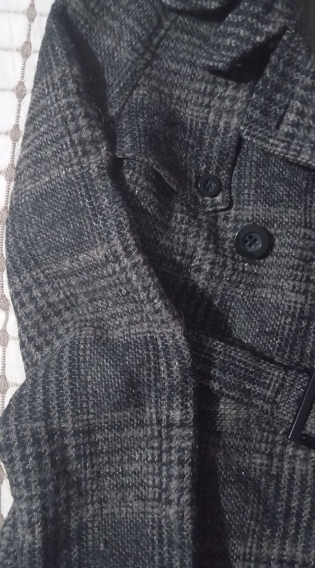 Mango Kaşe Kısa Kaban - Görsel 4