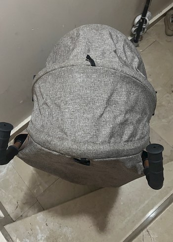 Gri Bebek Arabası Katlanabilir Model - Görsel 7