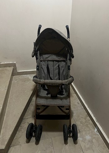 Gri Bebek Arabası Katlanabilir Model - Görsel 2