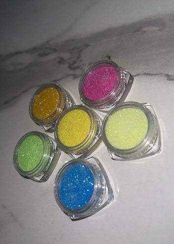 Renkli Parlak yüz vücut Simi - Görsel 2