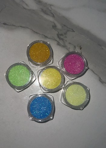 Renkli Parlak yüz vücut Simi - Görsel 3