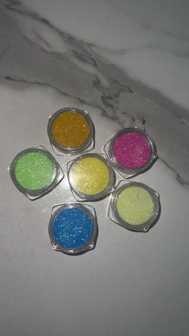 Renkli Parlak yüz vücut Simi - Görsel 3