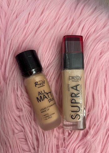 Bej Mat Sıvı Fondöten Seti - Görsel 2