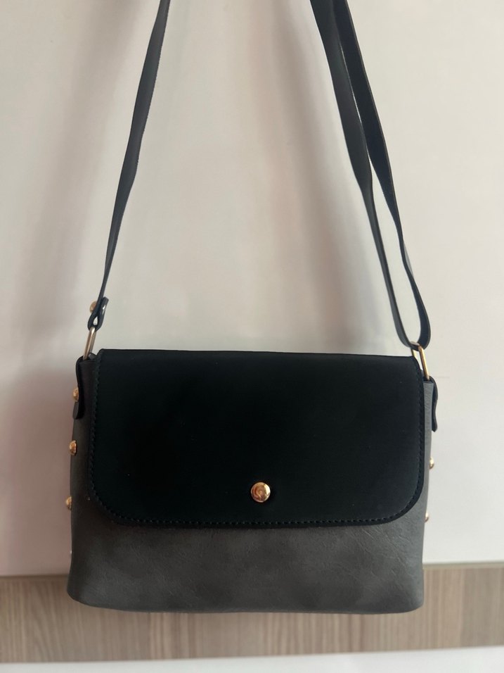 Klasik Siyah Deri Kadın Çanta - Görsel 5