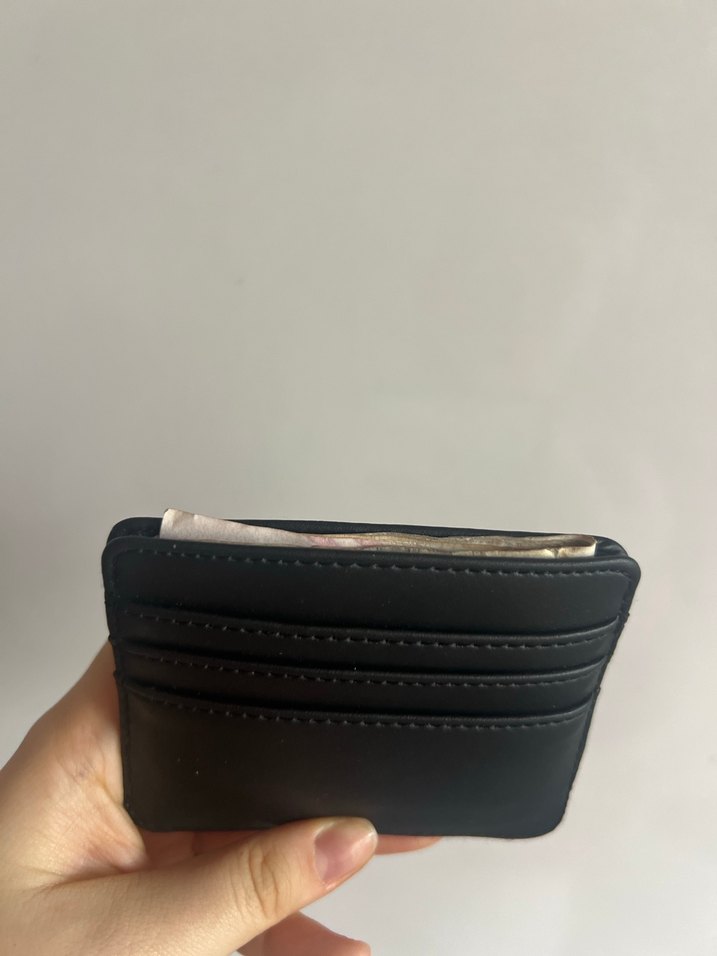 Siyah deri Erkek Kartlık Cüzdan - Görsel 5