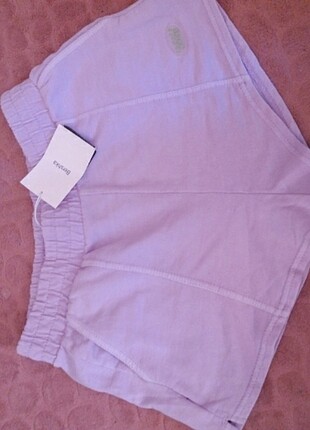 bershka lila şort