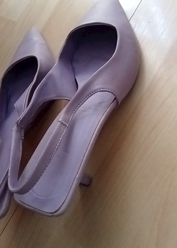 38 Beden Pastel Mor Stiletto Kadın Topuklu Ayakkabı