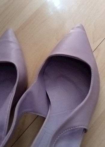 38 Beden mor Renk Pastel Mor Stiletto Kadın Topuklu Ayakkabı