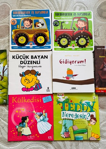 Tekerlekler iş başında Çocuk Kitapları Seti:Eğlencel ve Öğretici