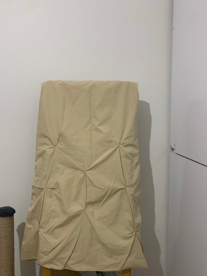 Beyaz Kadın Uzun Keten Pilili Etek - Görsel 3