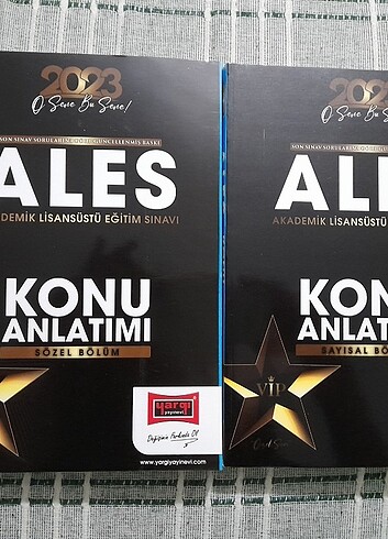 Ales konu anlatımlı 2 kitap