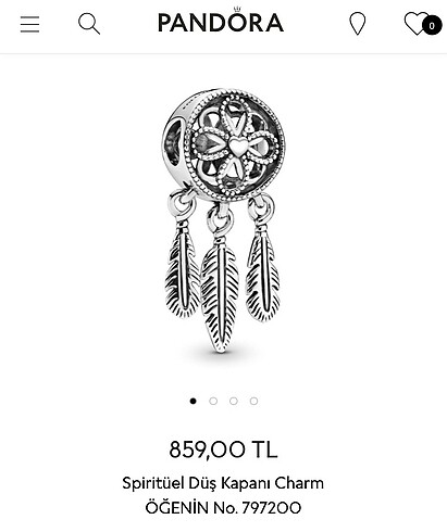 Pandora Düş Kapanı Charm