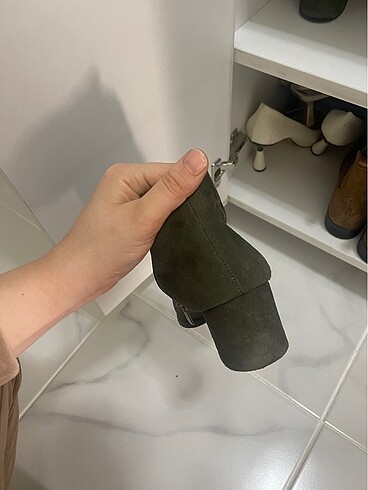 39 Beden haki Renk Topuklu bot