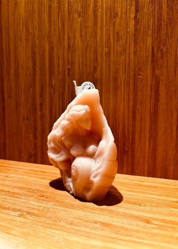 Bej Deniz Kızı Figürlü Mum - Görsel 2