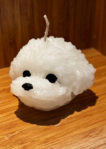 Köpek Yüzü Şeklinde Mum - Görsel 3