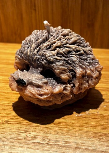 Köpek Yüzü Şeklinde Mum - Görsel 2