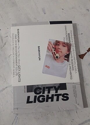 City lights exo baekhyun album albüm