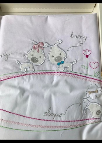 Beyaz Pamuk Bebek Uyku Örtüsü - Babymol - Görsel 2