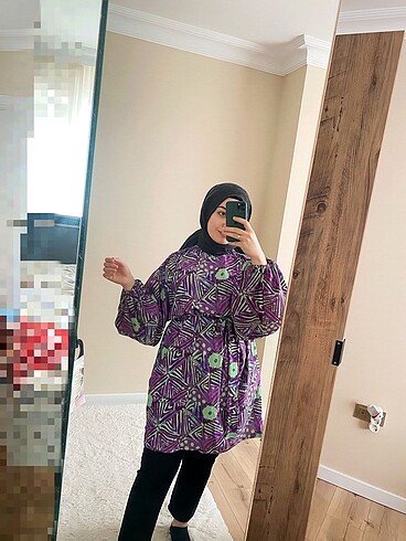 Saten tunik